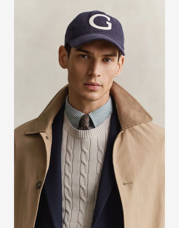 G BADGE MOLESKIN CAP