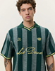 Stripe Jacquard Football Jersey