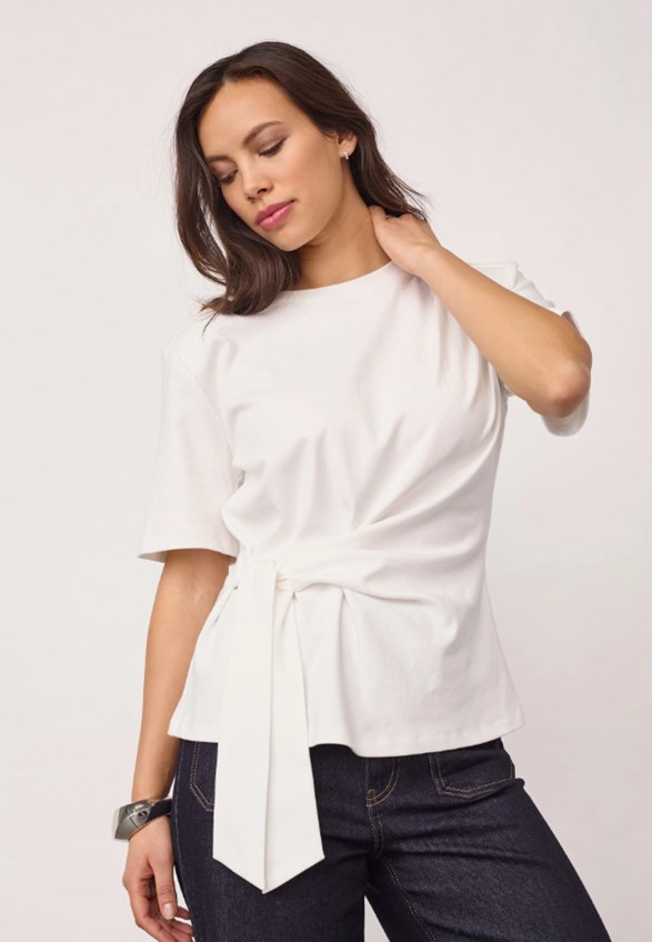OrianeCC Pleat Tie Tee