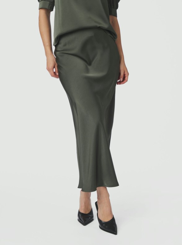 Vicky Heavy Sateen Skirt