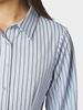 Rosa Striped Crepe Shirt