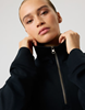 STUDIO SOFT HALFZIP SWEATSHIRT