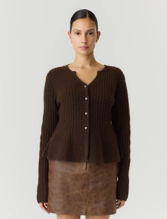 YASDOLLY LS KNIT CARDIGAN S. NOOS