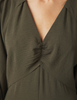 Meriel Structure Solid Dress