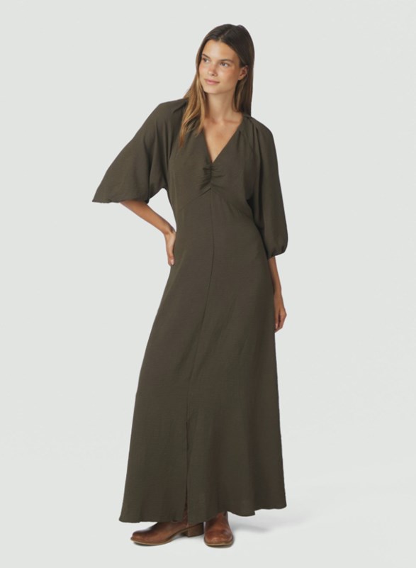 Meriel Structure Solid Dress