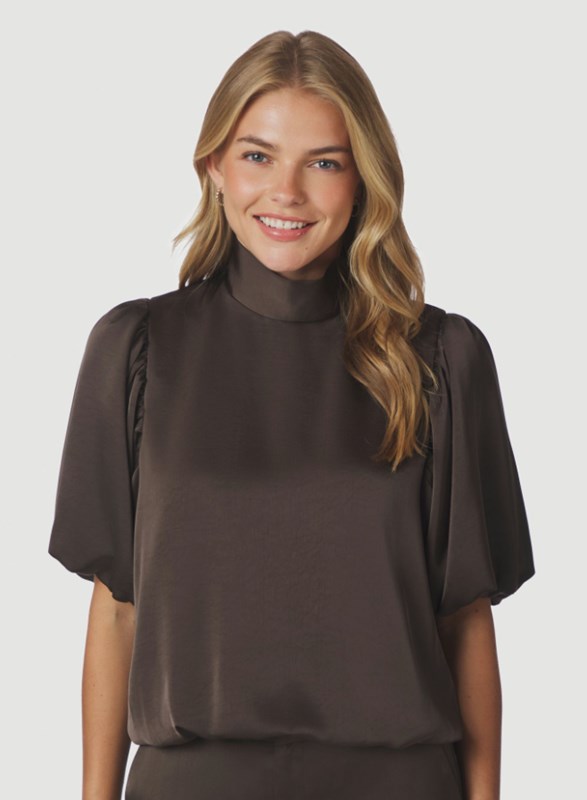 Parisa Heavy Sateen Blouse