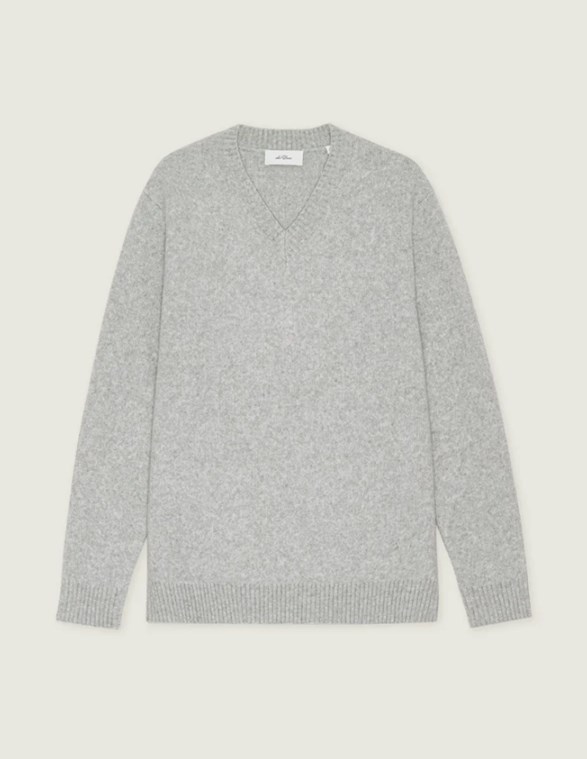 Melange V-Neck Knit