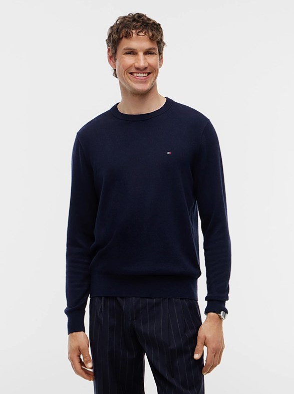 PIMA ORG CTN CASHMERE CREW NECK
