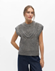 OBJHINNA S/L RE KNIT VEST 146