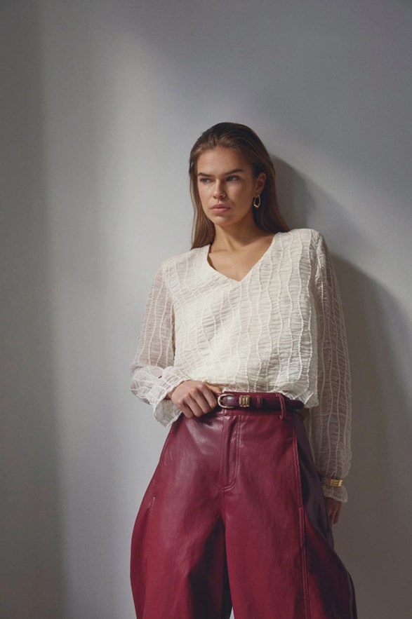 BaltaCC Padded V-Blouse