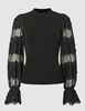 YASMIKKE LS KNIT PULLOVER S. - EX