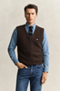 LAMBSWOOL CABLE VEST