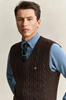 LAMBSWOOL CABLE VEST