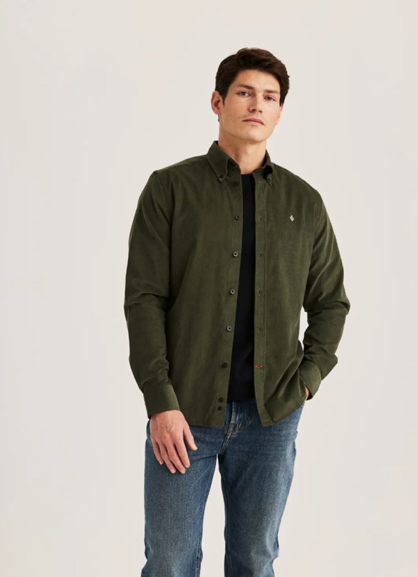 Douglas Cord Shirt-Slim Fit