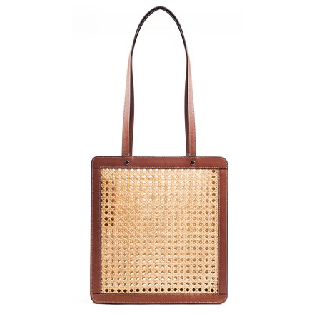 Tall Rattan Bag