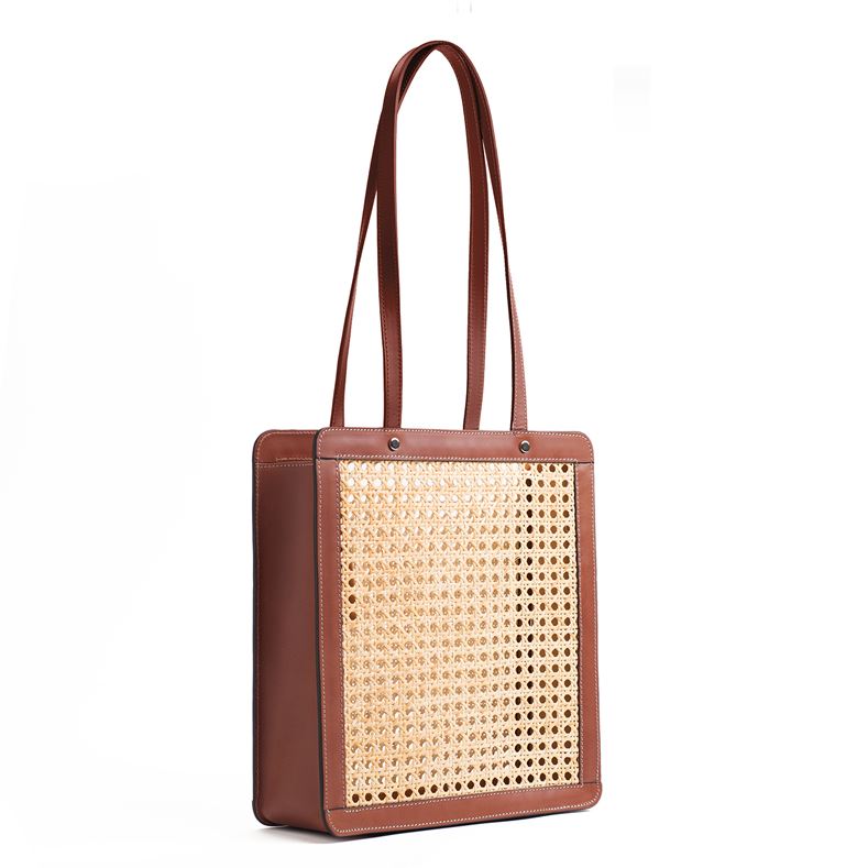 Tall Rattan Bag