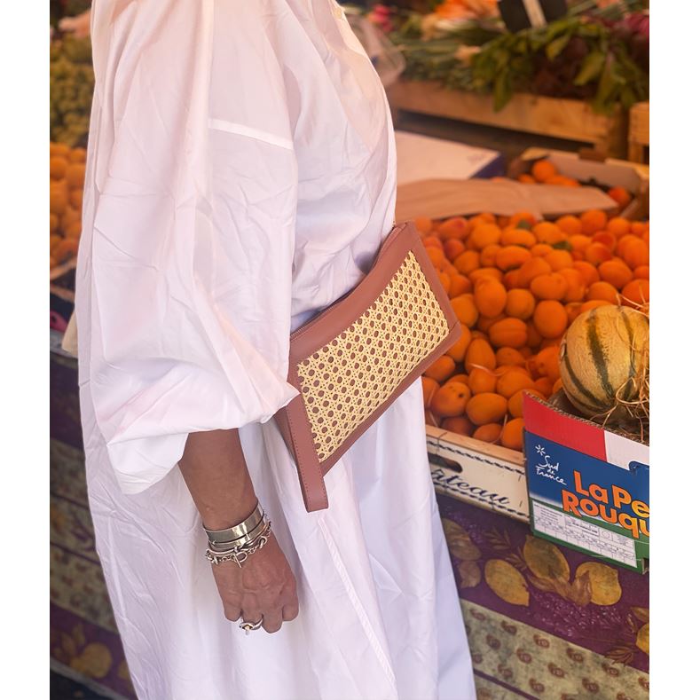 Rattan Clutch