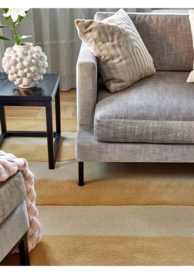 Stripe Bouclé Gul, Classic Collection