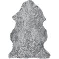 Curly Charcol Grey Silver, Skinnwille