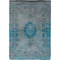 Fading World Medallion Grey Turqoise, de Poortere deco