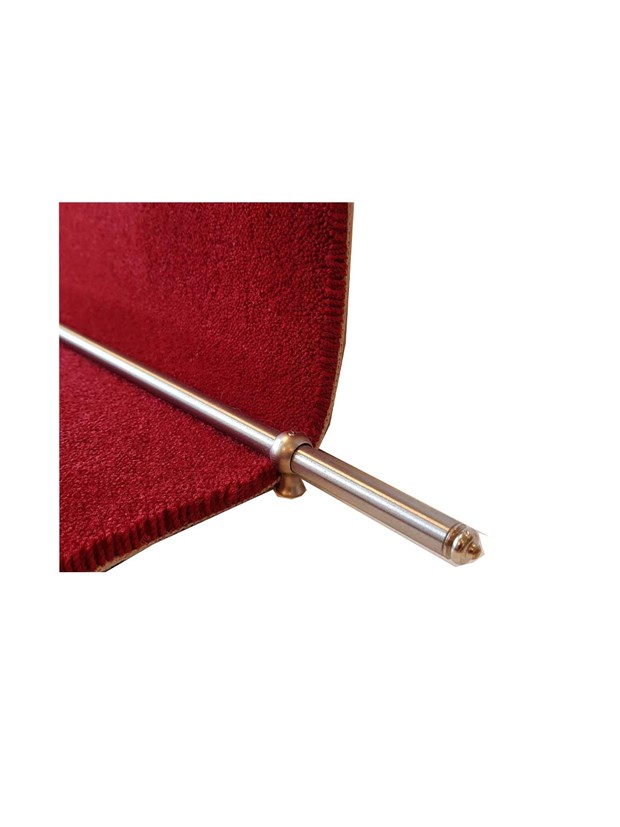 Trappstångshållare / ögla 10 mm Borstat stål