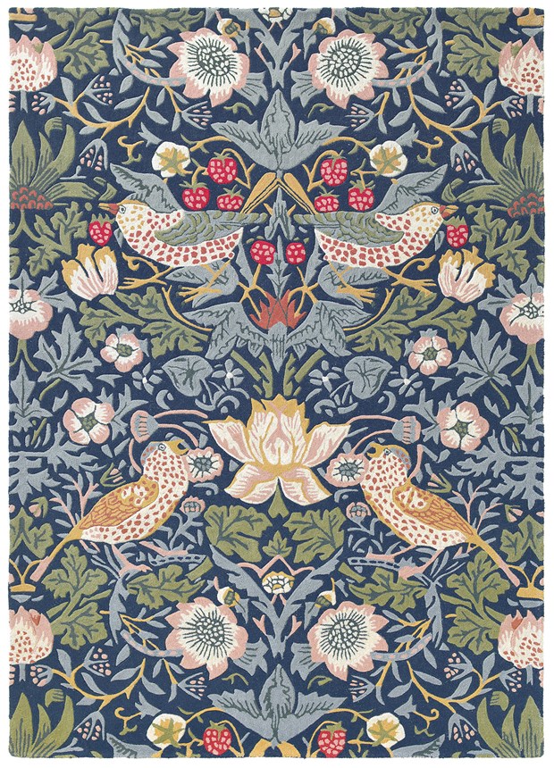Strawberry Thief Indigo, Morris & Co