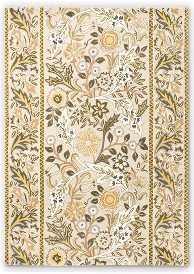 Wilhelmina Linen Mustard, Morris & Co
