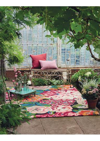 Rose & Peony Cerise, Sanderson