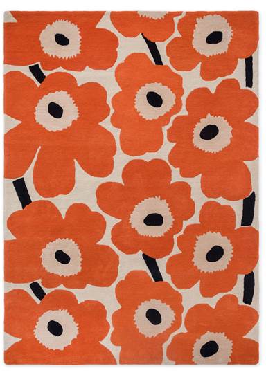 Unikko Orange Red, Marimekko