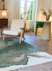 Meditation Lagoon Palm Green, de Poortere deco
