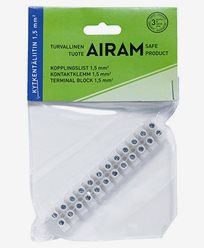 AIRAM Airam kopplingslist 12 poler 1,5 mm²