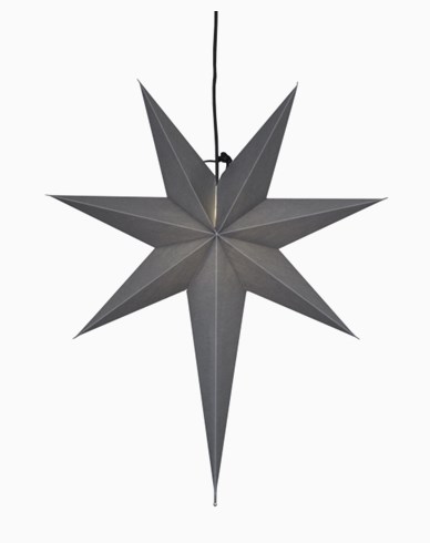 Star Trading Star Trading OZEN stjärna, grå. E14 55x65cm