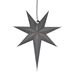 Star Trading OZEN stjärna, grå. E14 55x65cm