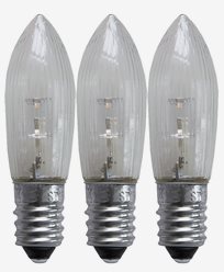 Star Trading Universal extra LED lampor E10 10-55V. 3-pack