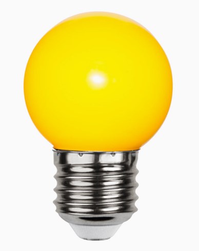 Star Trading Decoration LED pallolamppu Keltainen 1W E27