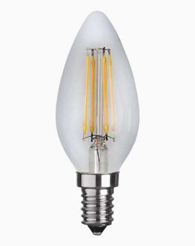 Star Trading LED filament Mignon pære E14 4,2W (37W) Dimmbar