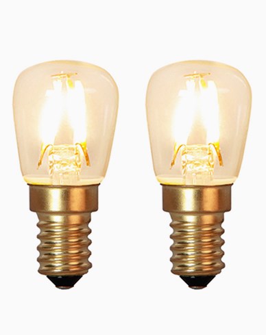 Star Trading Decoration LED Kirkas  Filamentti lampa E14 1,3W (15W) 2-pak