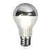 Star Trading Illumination LED filament toppförspeglad klotlampa Silver E27 4W (30W) Dimbar