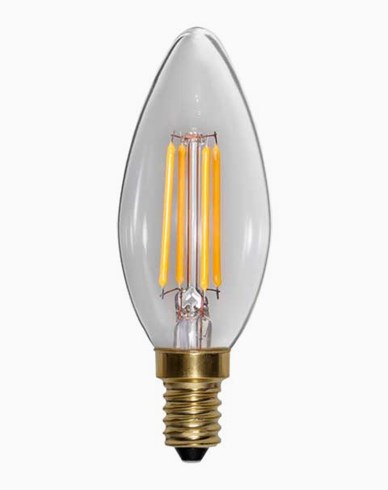 Star Trading LED kynttilälamppu Kirkas  E14 Soft Glow Dim 350lm 4W