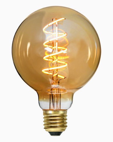 Decoration LED filament bulb E27 G95 2000K 3.8W Dimmer