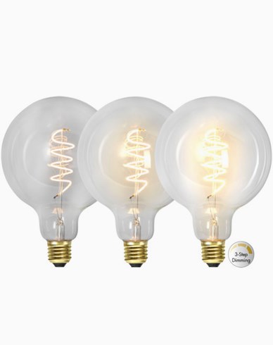 Star Trading LED-lampa G125 3-stegs 4W 2100K E27