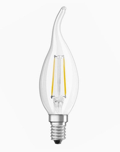 Osram LED Mignon filament buet topp RETROFIT CLASSIC BA E14 2,5W/827 (23W)