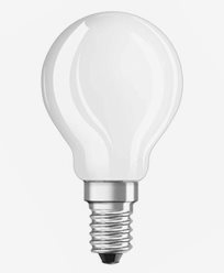 Osram LED klotlampa E14 matt glass 3W/827 (25W)