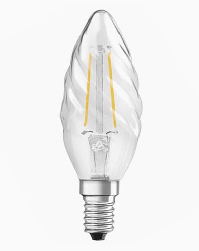 Osram LED Mignon filament vredet glass RETROFIT CLASSIC BW E14 2,5W/827 (23W)