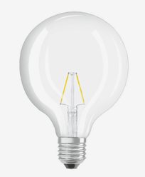 Osram LED RETROFIT Filamentti Classic Globe E27 2W/827 (25W)