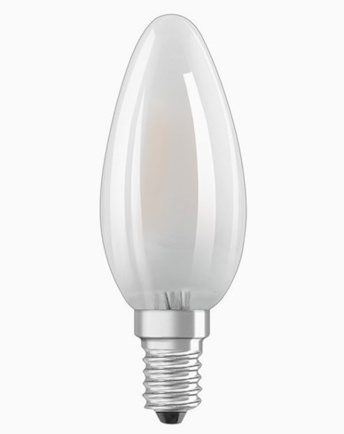 Osram LED-lampa Kronljus CL B E14 1,5W/827 (15W) Frosted