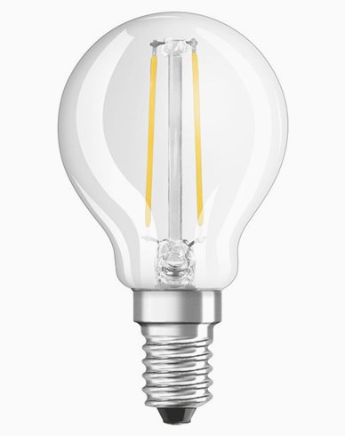 Osram LED-lamppu CL P pallo E14 Dim 3,3W/827 (25W). Himmennettävä