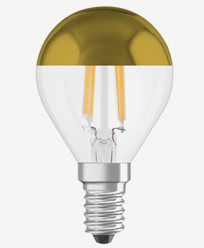 Osram LED-pære CL P 37 Toppforspeilet Gold E14 4W (37W)