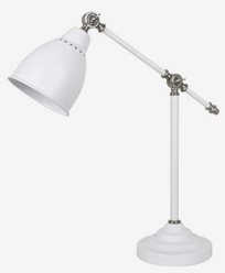 Airam SANSA bordlampe Hvit / Sølv