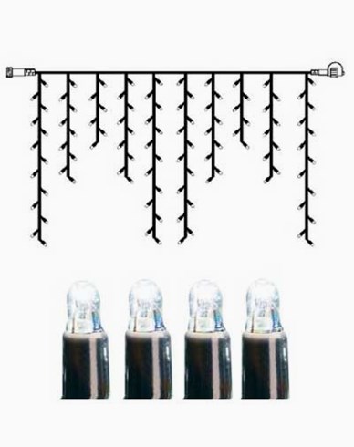 Star Trading System LED istapp ekstra 100 lys 2x1m kaldhvit